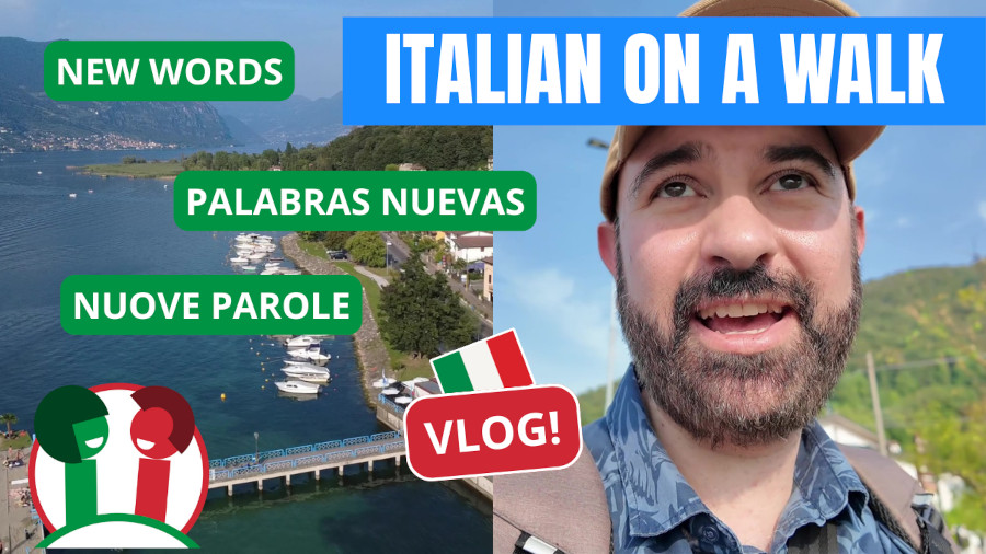 Impara il vero ITALIANO in una passeggiata – IT w/sub – Vlog in Italiano