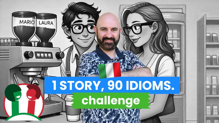 Una storia in italiano con 90 modi di dire: riesci a capirla? (IT w/sub) – 90 idioms in a story