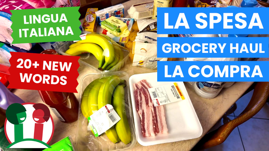 La Spesa in Italiano (IT w/Sub): cosa comprano gli italiani – IT w/sub.