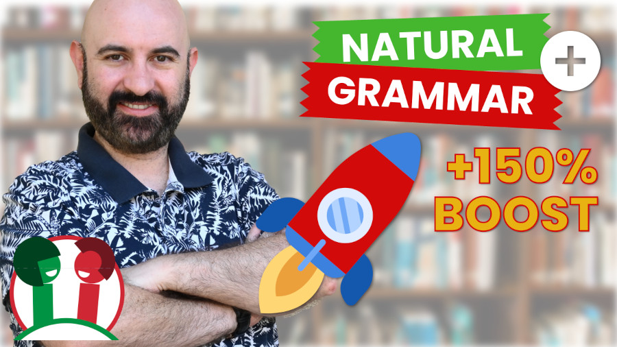 Come accelerare il tuo italiano con Grammatica + Metodo Naturale (IT w/sub)