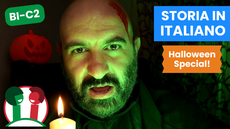 Apprendi l’Italiano con una storia: Halloween Special, B1-C2 (IT w/subs)